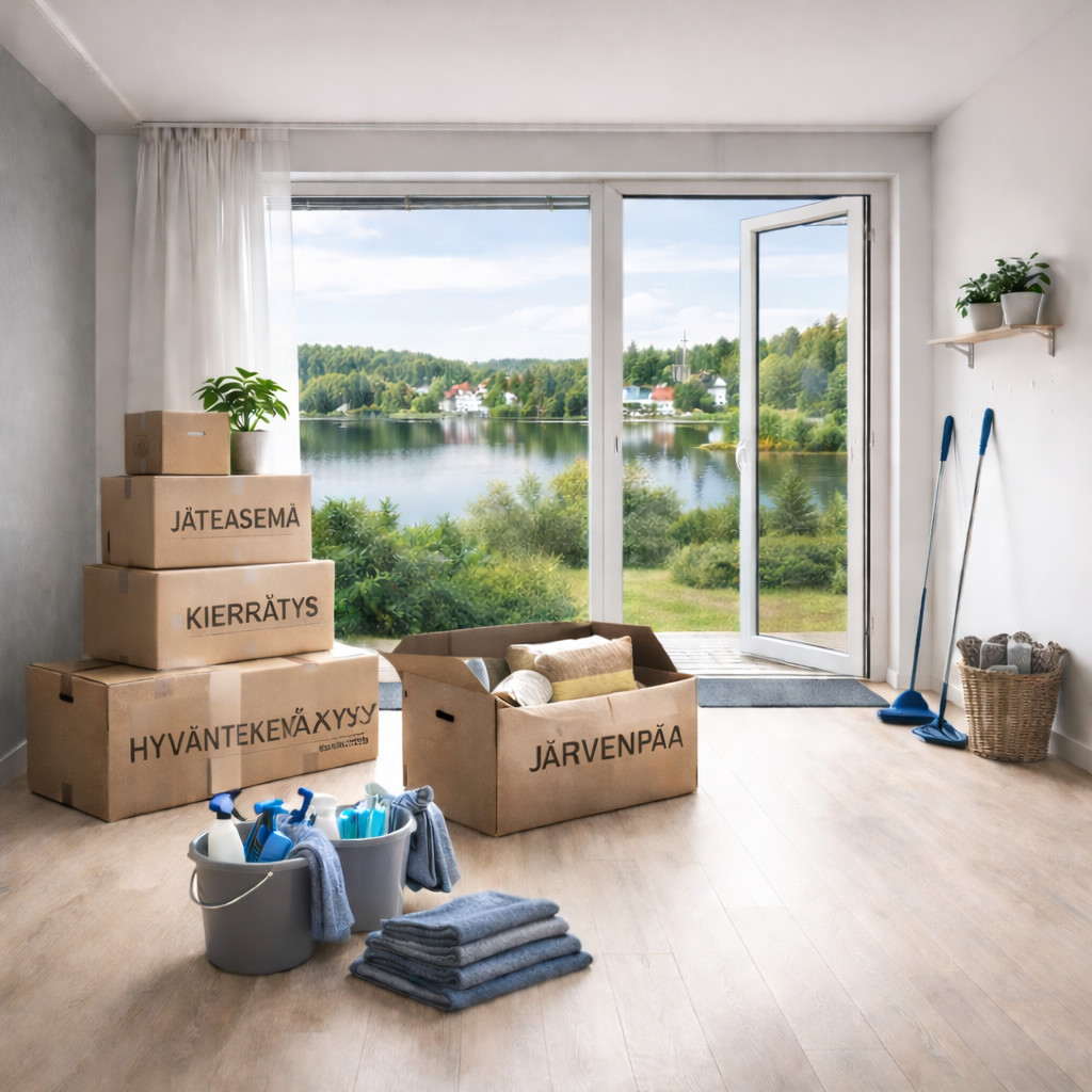 Kuolinpesän tyhjennys Järvenpäässä – tavaroiden lajittelu jäteasemalle, kierrätykseen ja hyväntekeväisyyteen