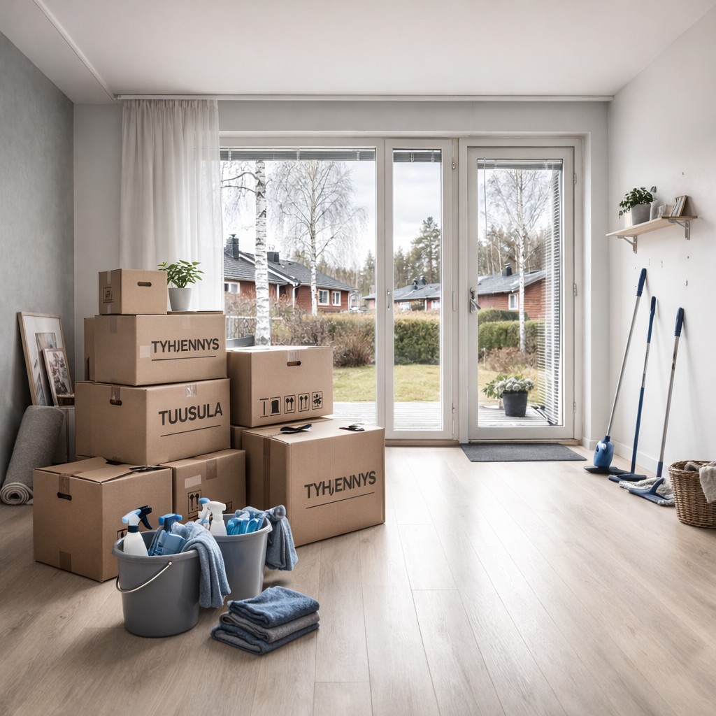 Kuolinpesän tyhjennys Tuusulassa – tavarat lajiteltu kierrätykseen ja poisvientiin